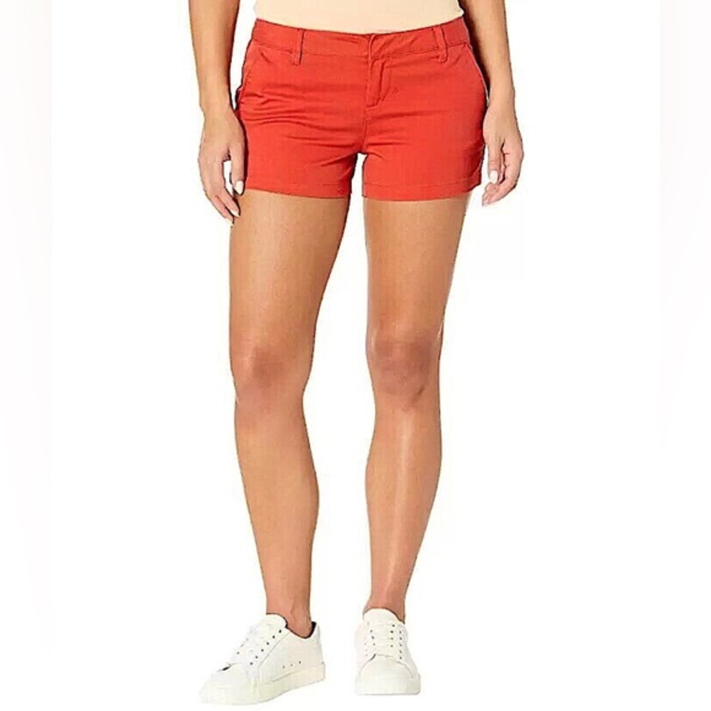 Volcom Frochickie Cotton Blend Orange Casual Short 3=S=26